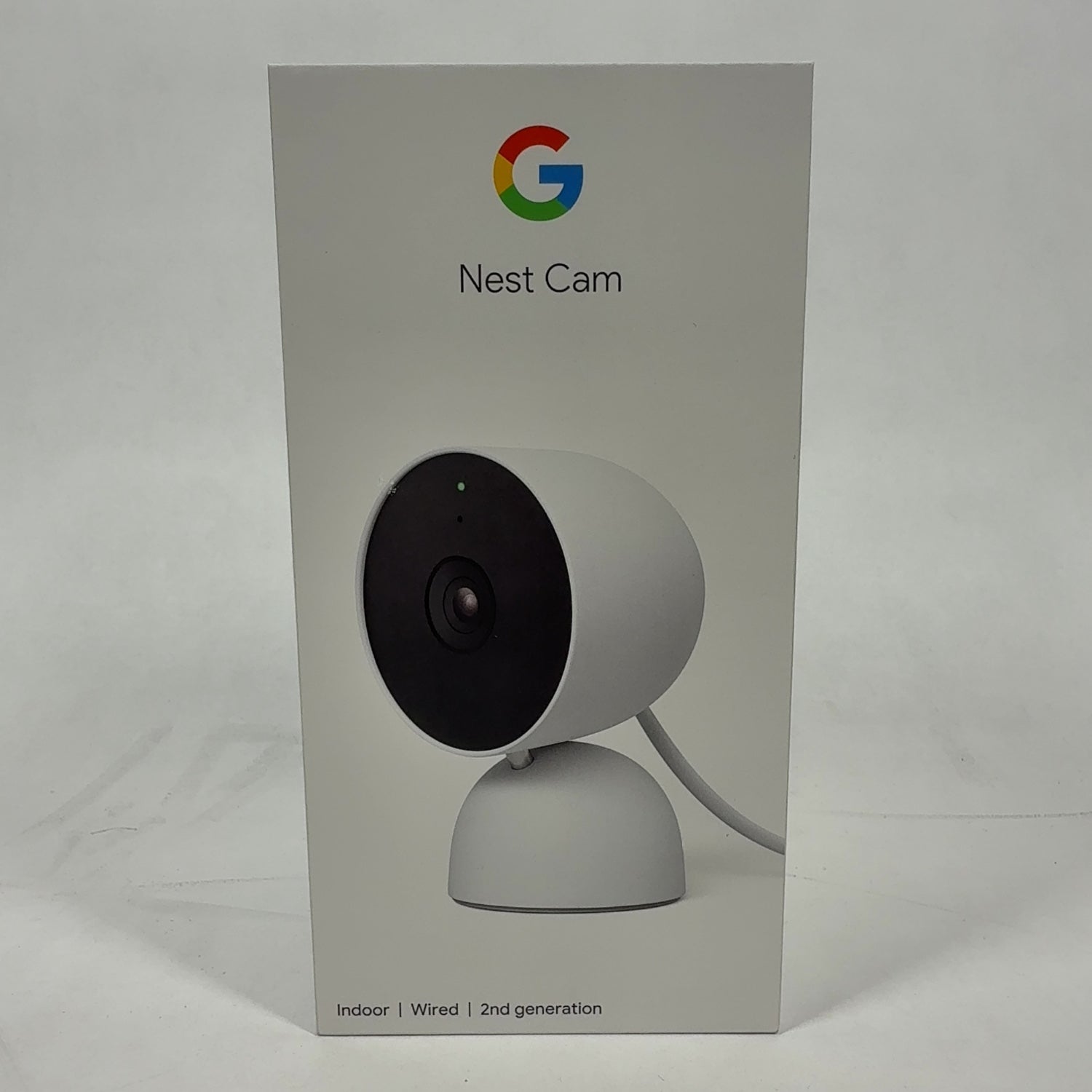 New Google Nest Cam 2nd Gen Indoor Wired Camera White GJQ9T