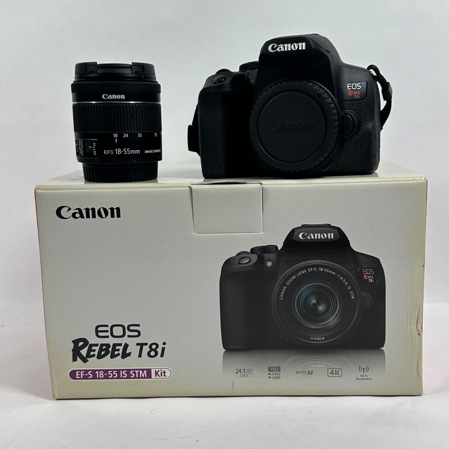 Canon EOS Rebel T8i DSLR Camera EF-S 18-55 IS STM Kit with