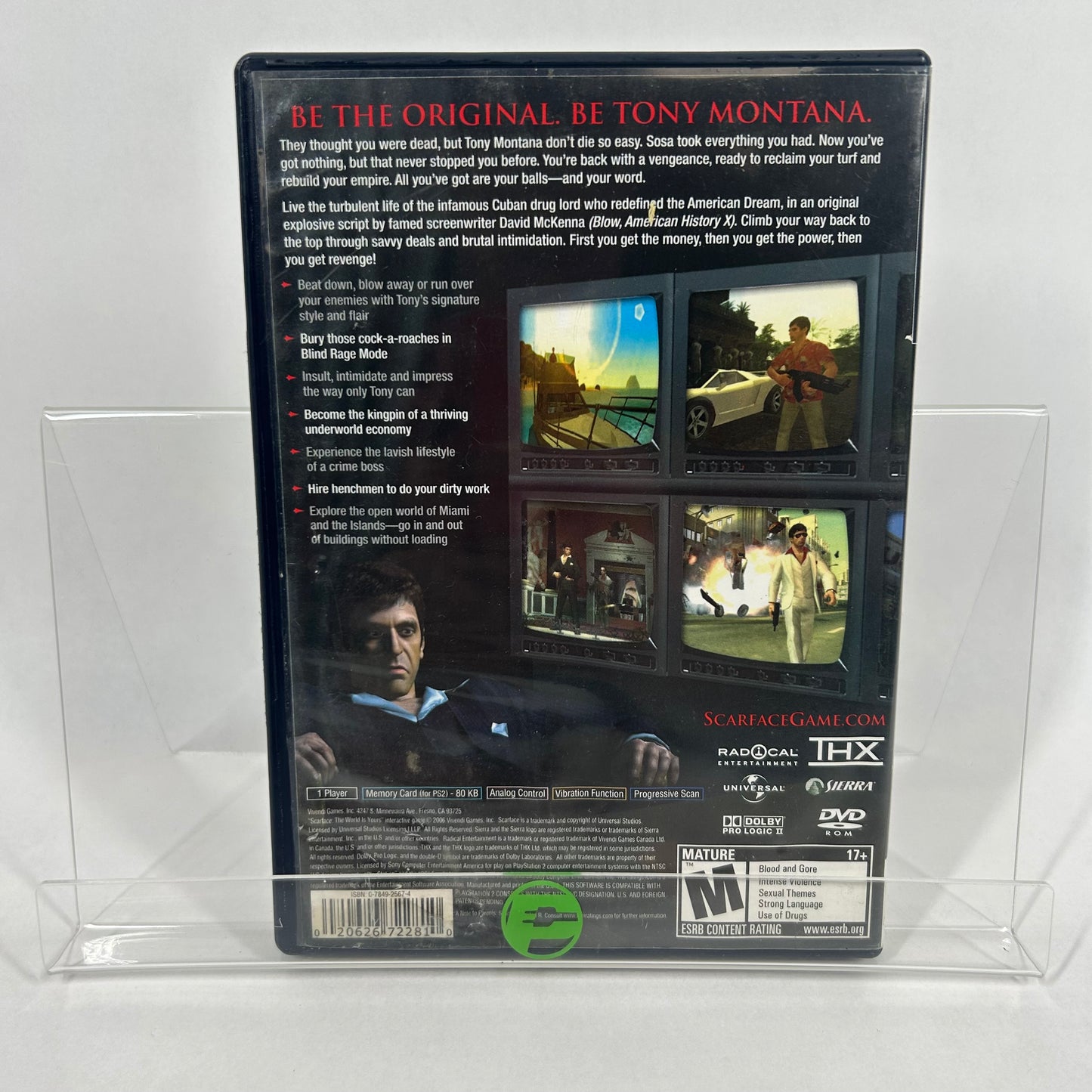 Scarface the World is Yours (Sony PlayStation 2 PS2, 2006)