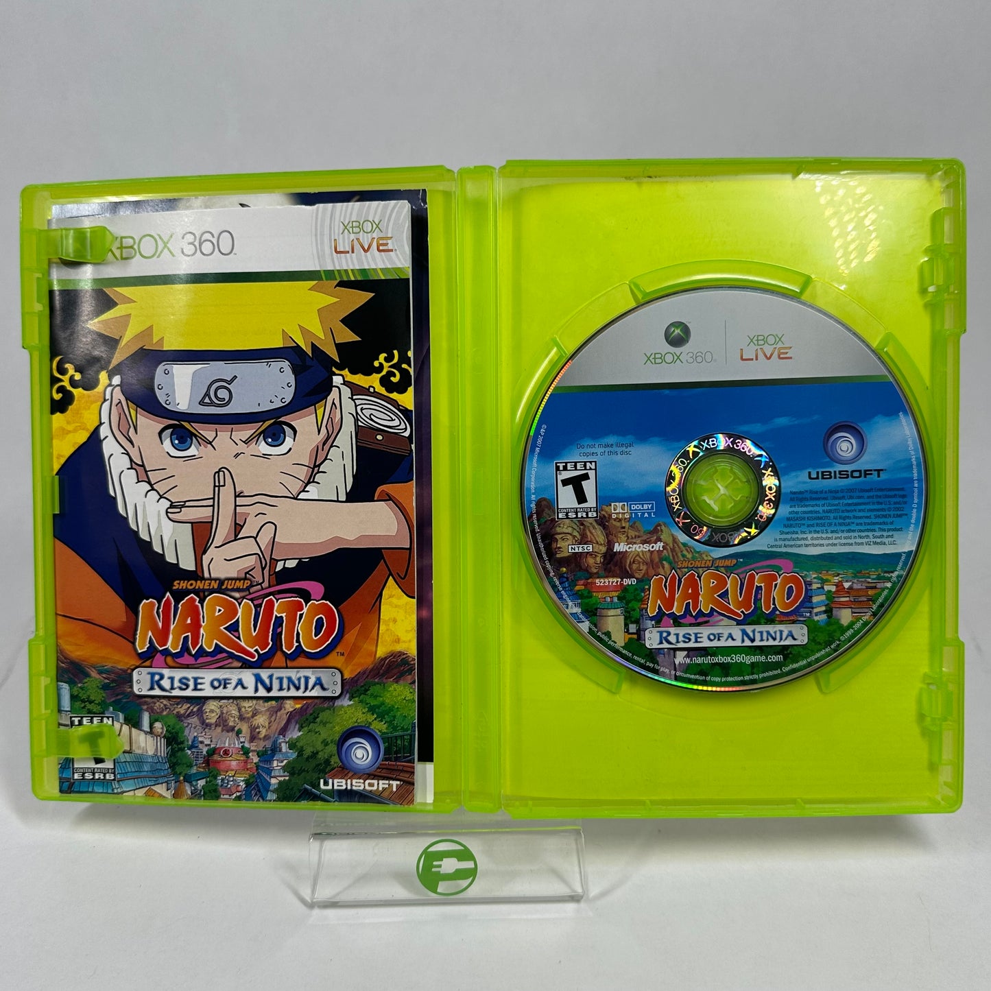 Naruto: Rise of a Ninja (Microsoft Xbox 360, 2007) CIB Complete with Manual