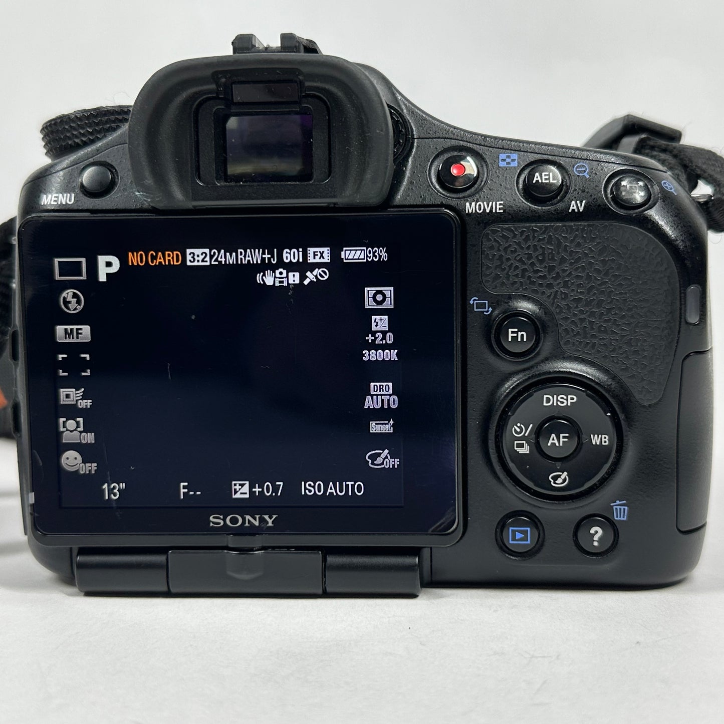 Sony Alpha 65 24.3MP Digital SLR DSLR Camera 21454 Shutter Count Body Only