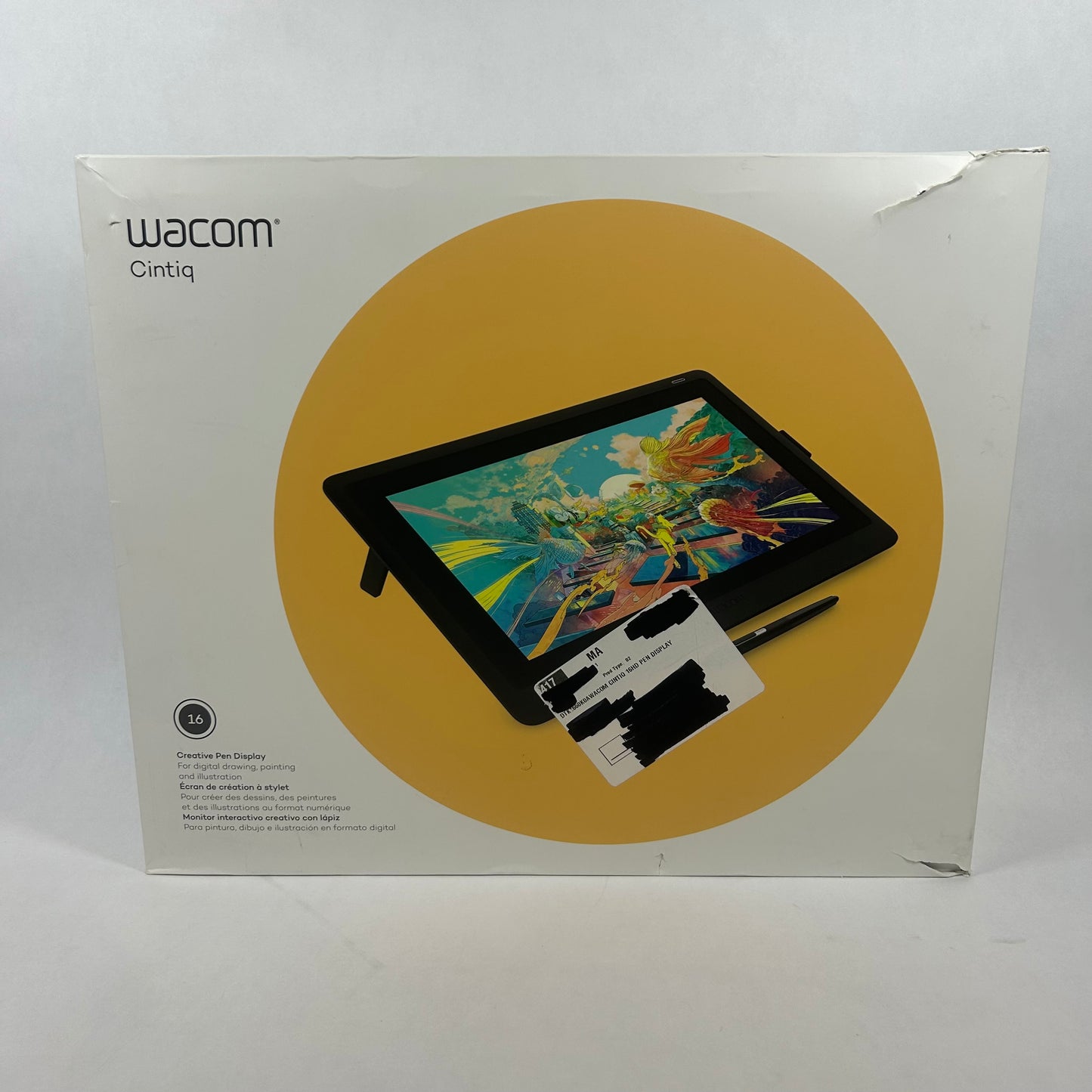 Wacom Cintiq Drawing Tablet DTK-1660
