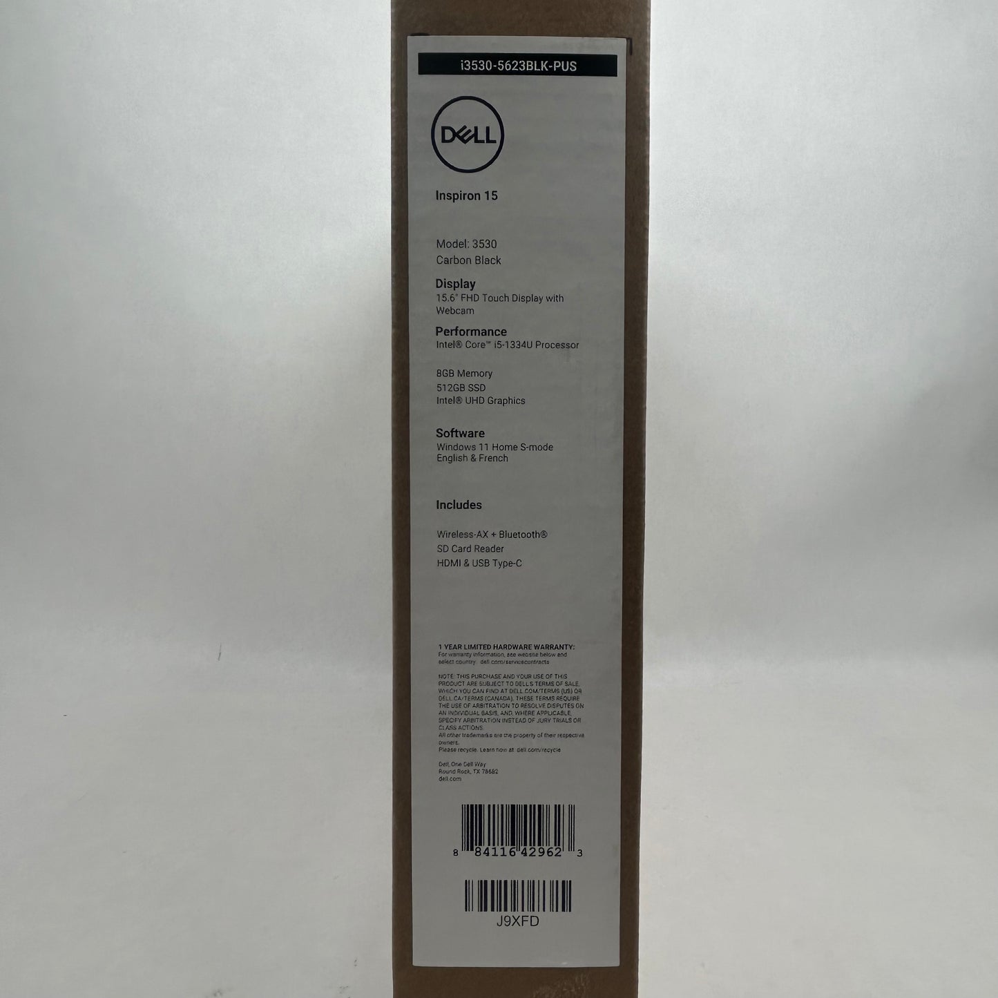 New SEALED Dell Inspiron 15 I3530-5623BLK-PUS 15.6" i5-1334U 8GB RAM 512GB SSD