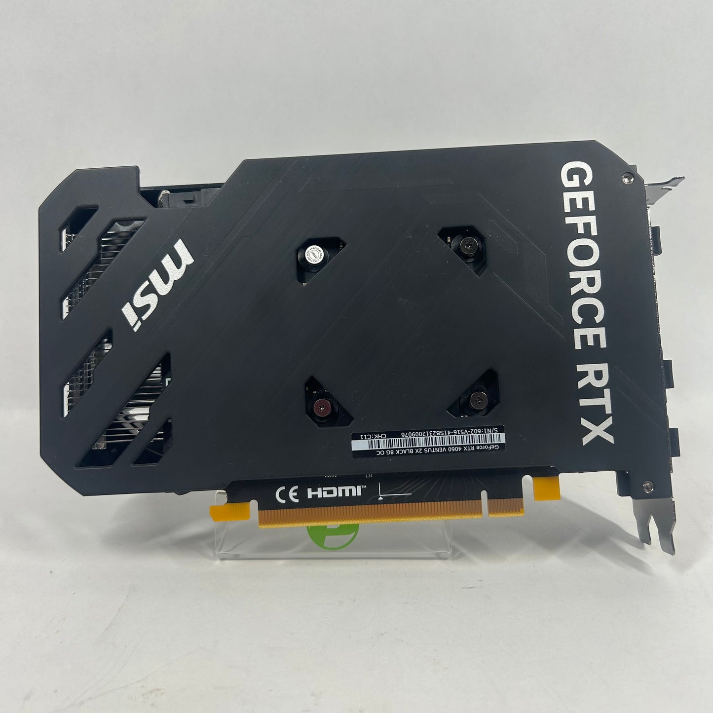 MSI GeForce RTX 4060 Ventus 2X 8GB GDDR6X Graphics Card