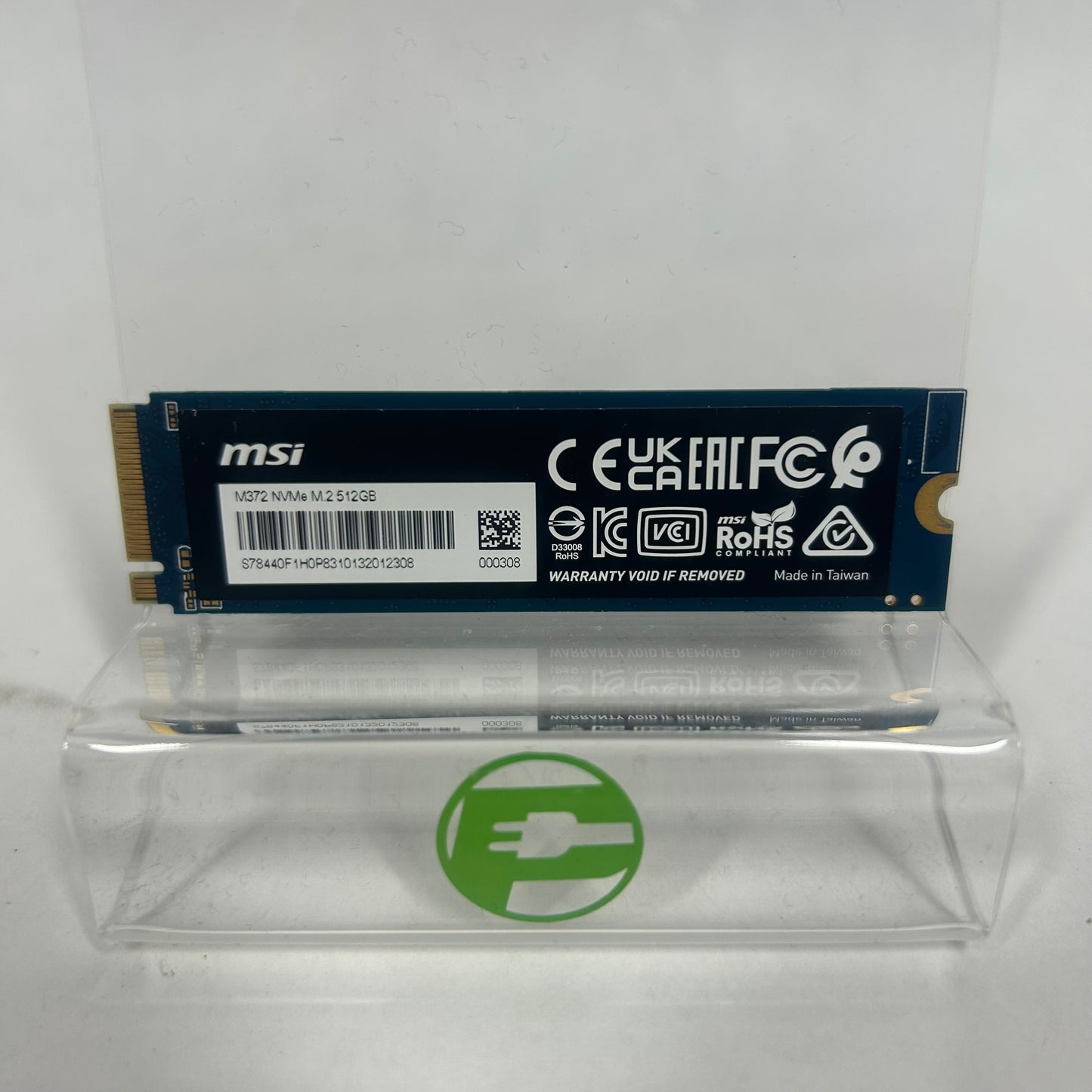 MSi 2280mm M372 512GB NVMe PCIe Gen3 x4 SSD N/A