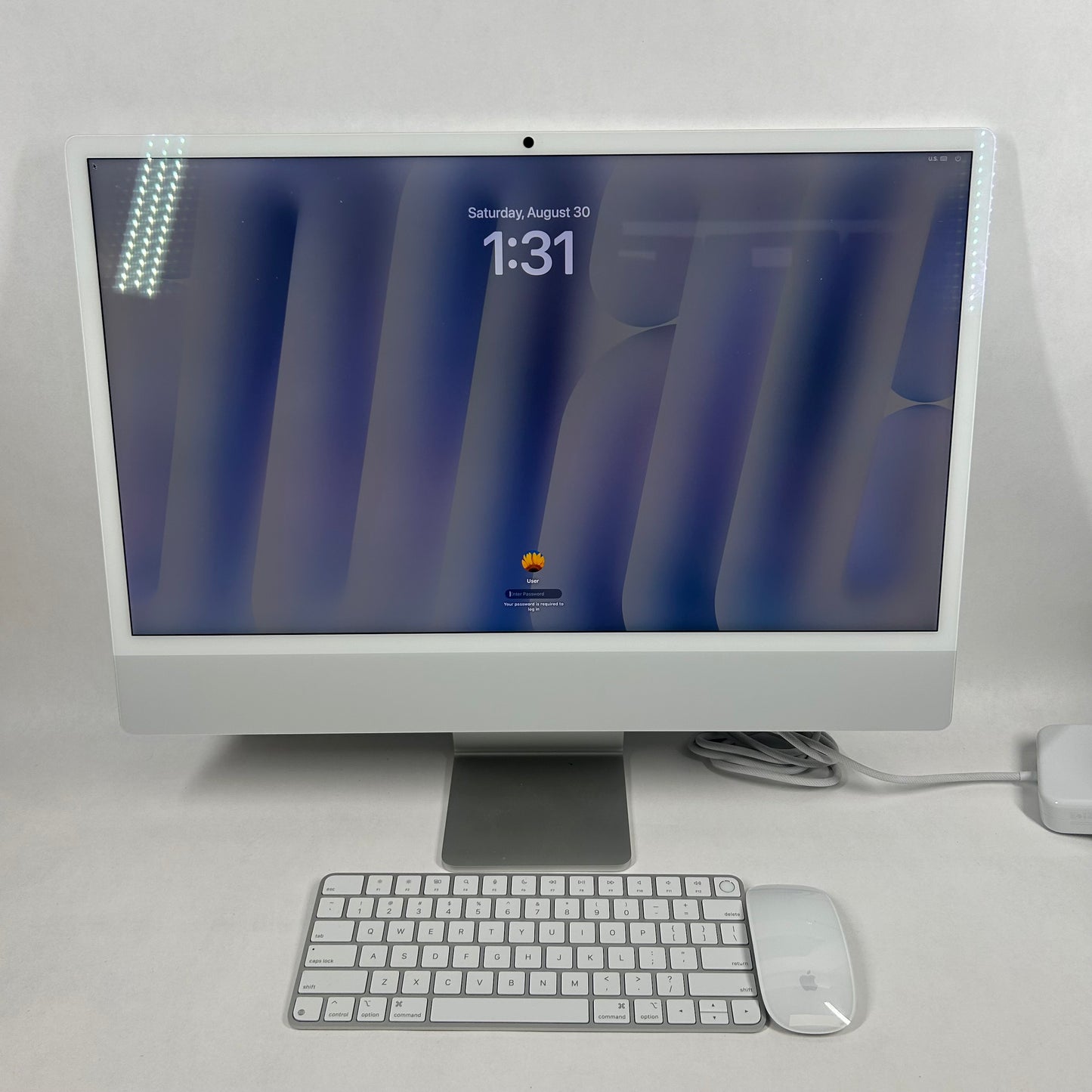 2024 Apple iMac 24" M4 4.5GHz 16GB RAM 512GB SSD Silver A3137