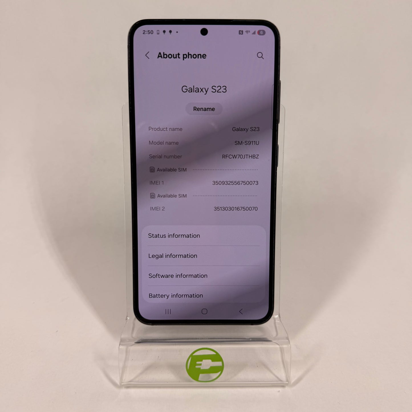 Unlocked Samsung Galaxy S23 8GB RAM 128GB SM-S911U Phantom Black