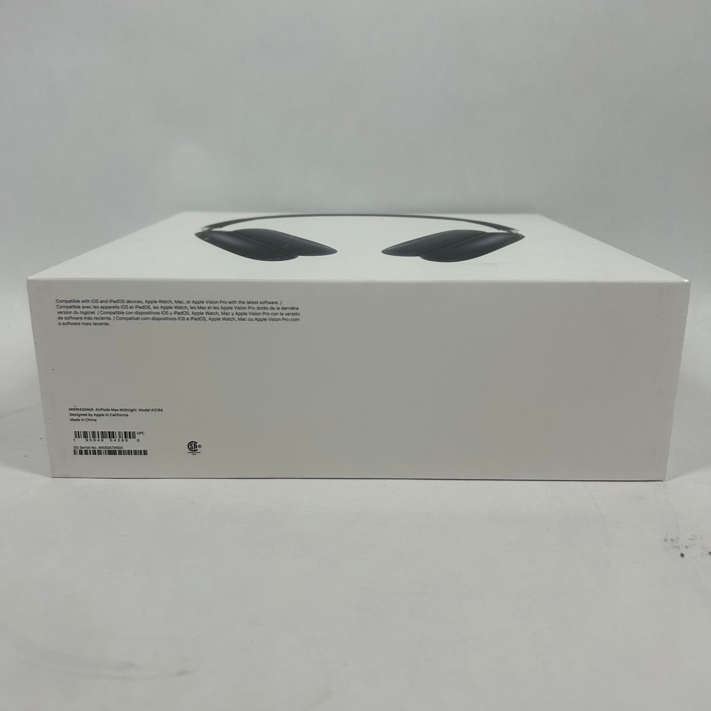 New Apple AirPods Max Wireless Over-Ear Headphones MIDNIGHT MWW43AM/A