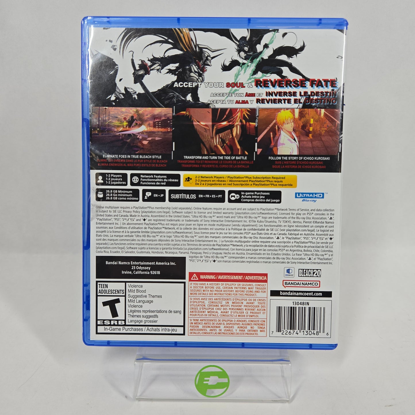 Bleach: Rebirth Of Souls (Sony PlayStation 5 PS5, 2025)