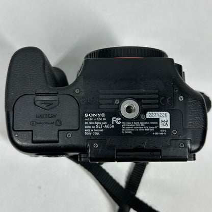 Sony Alpha 65 24.3MP Digital SLR DSLR Camera 21454 Shutter Count Body Only