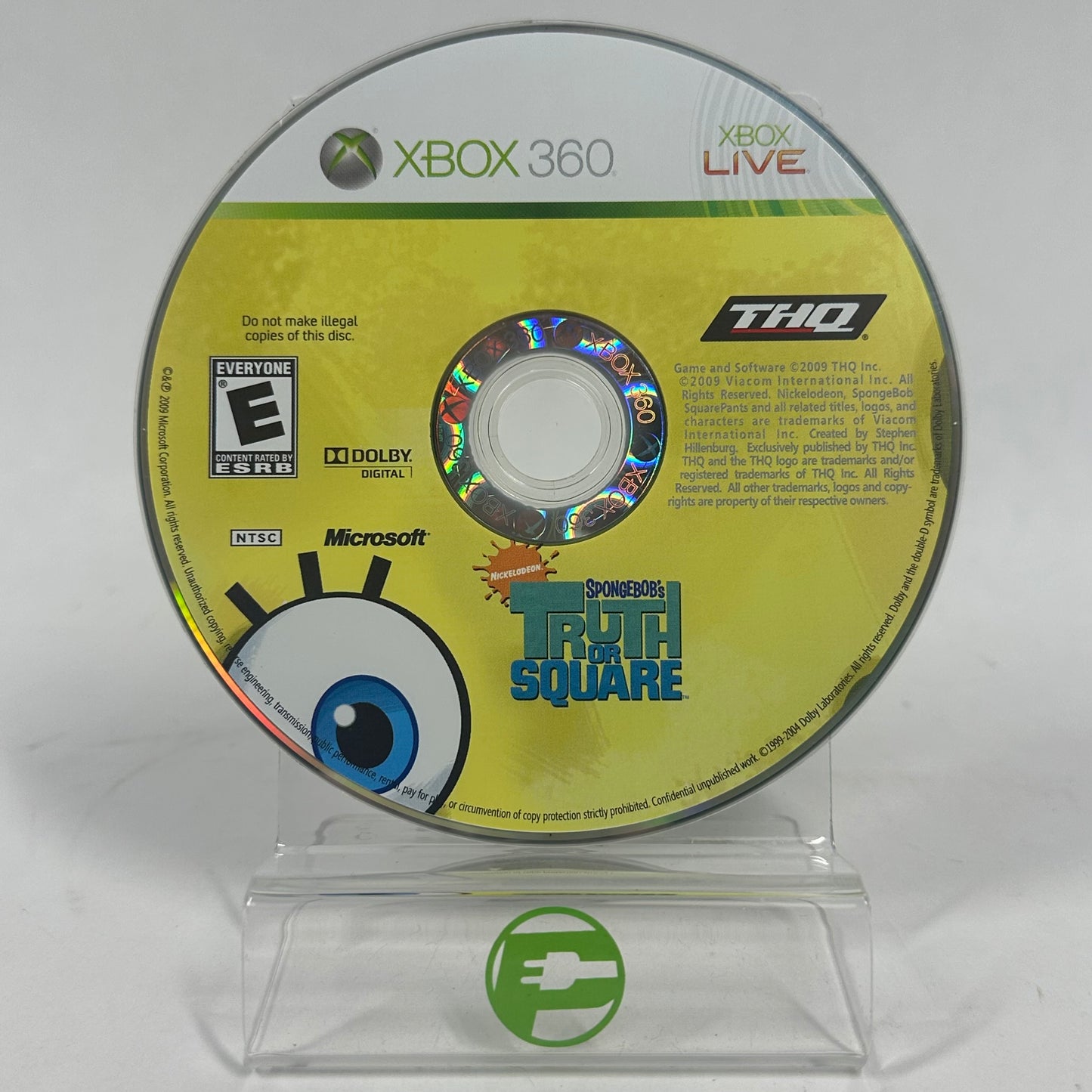 SpongeBob's Truth or Square (Microsoft Xbox 360, 2009)