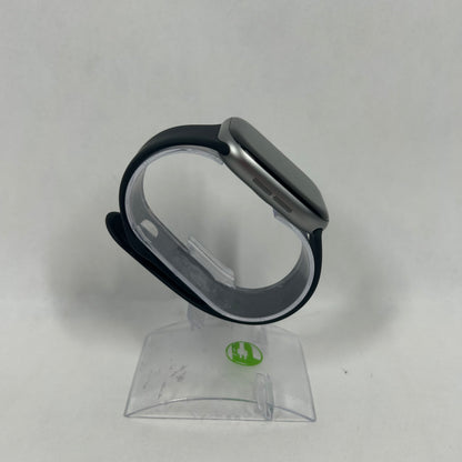 GPS Only Apple Watch Series 11 46MM Silver Aluminum Gray Sport Band MEV04LW/A