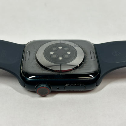 Unlocked Apple Watch Series 8 45MM Midnight Aluminum Black Sport Band MNP83LL/A