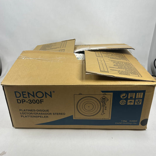 Denon Fully Automatic Analog Turntable Record Player DP-300F