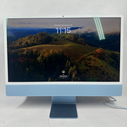 2023 Apple iMac 24" M3 4.0GHz 8GB RAM 256GB SSD Blue MQRC3LL/A