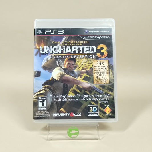 Uncharted 3 Drake's Deception Game of the Year Edition (Sony PlayStation 3 PS3)