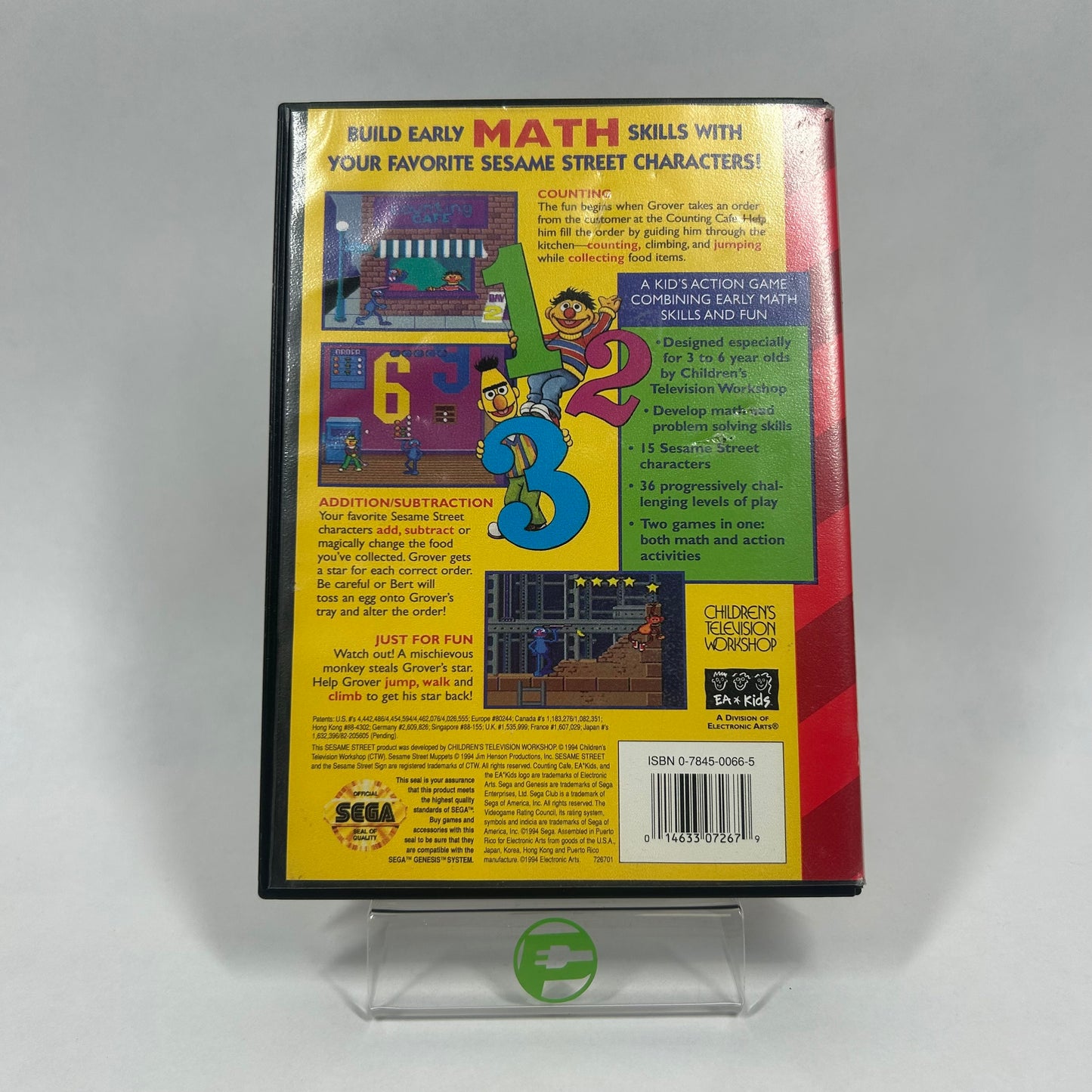 Sesame Street Counting Cafe  (Sega Genesis,  1993)