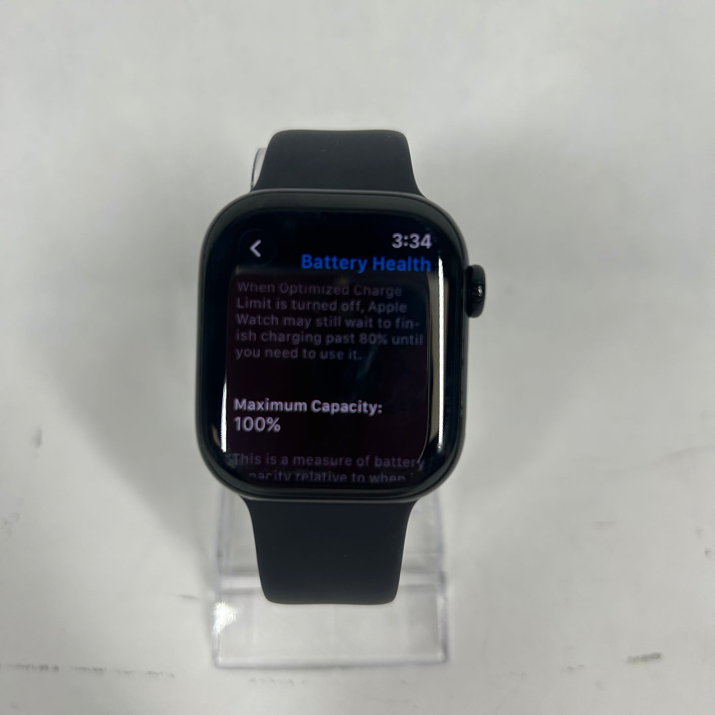 Factory Unlocked Apple Watch Series 11 42MM Jet Black Aluminum Gray Sport Band