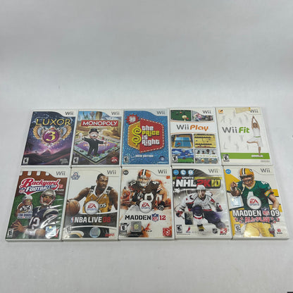 Lot of 10 Nintendo Wii Games