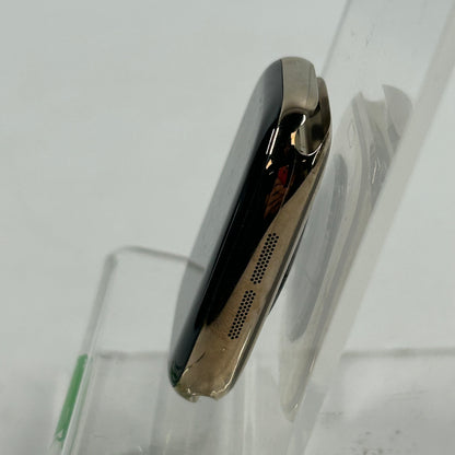 Unlocked Apple Watch Series 11 46MM Gold Stainless Steel White Sport Band 