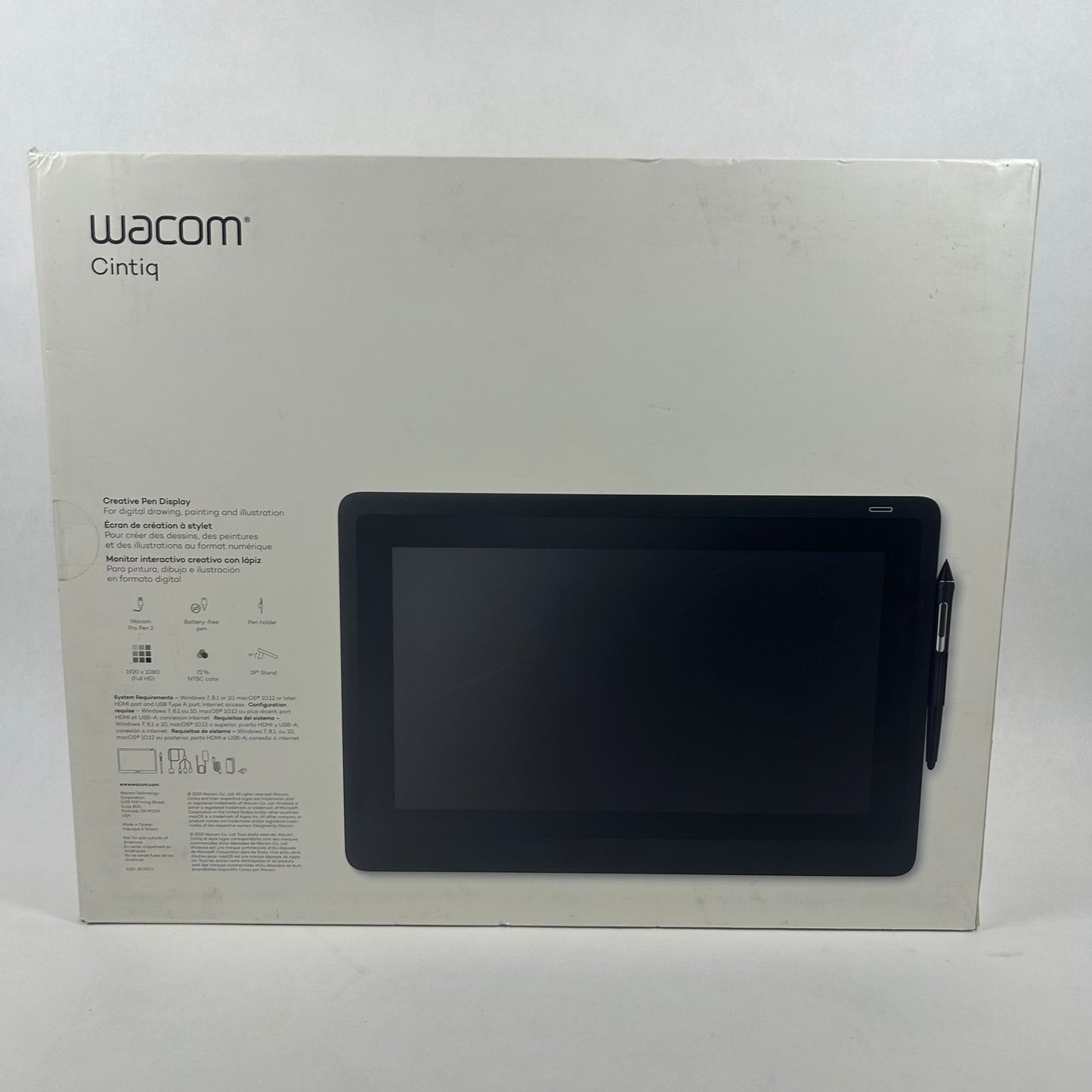 Wacom Cintiq Drawing Tablet DTK-1660