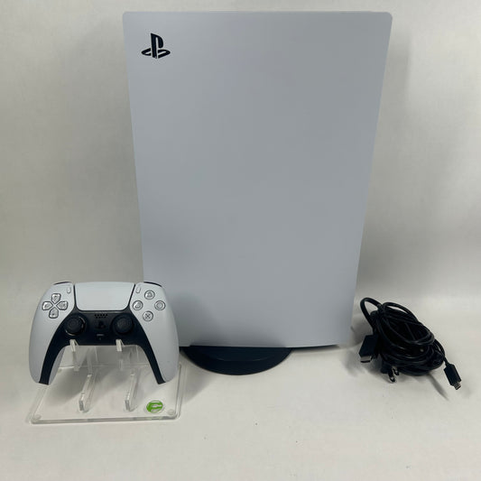 Sony PlayStation 5 Digital Edition PS5 825GB White Console Gaming System 