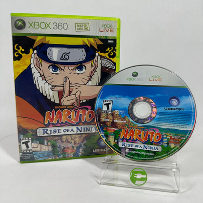 Naruto: Rise of a Ninja (Microsoft Xbox 360, 2007) CIB Complete with Manual