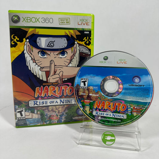 Naruto: Rise of a Ninja (Microsoft Xbox 360, 2007) CIB Complete with Manual