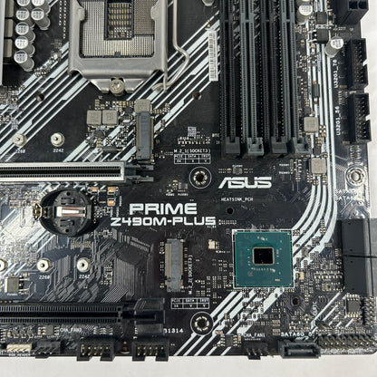 Asus z490m-plUS LGA 1200 microATX Intel DDR4 Motherboard