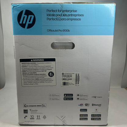 New HP OfficeJet Pro 9130B Office Printer 4u55a