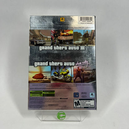 Grand Theft Auto Double Pack (Microsoft Xbox, 2003)