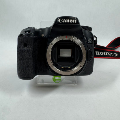 Canon EOS 70D 20.2MP Digital SLR DSLR Camera 61798 Shutter Count READ