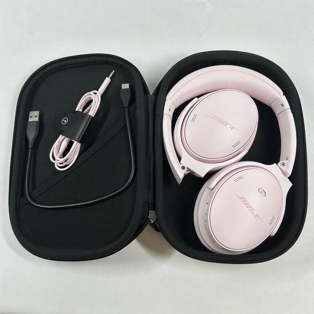 Bose QuietComfort Over-Ear Noise Cancelling Bluetooth Headphones Petal Pink