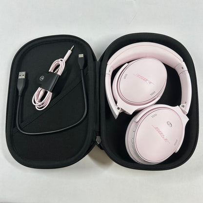 Bose QuietComfort Over-Ear Noise Cancelling Bluetooth Headphones Petal Pink