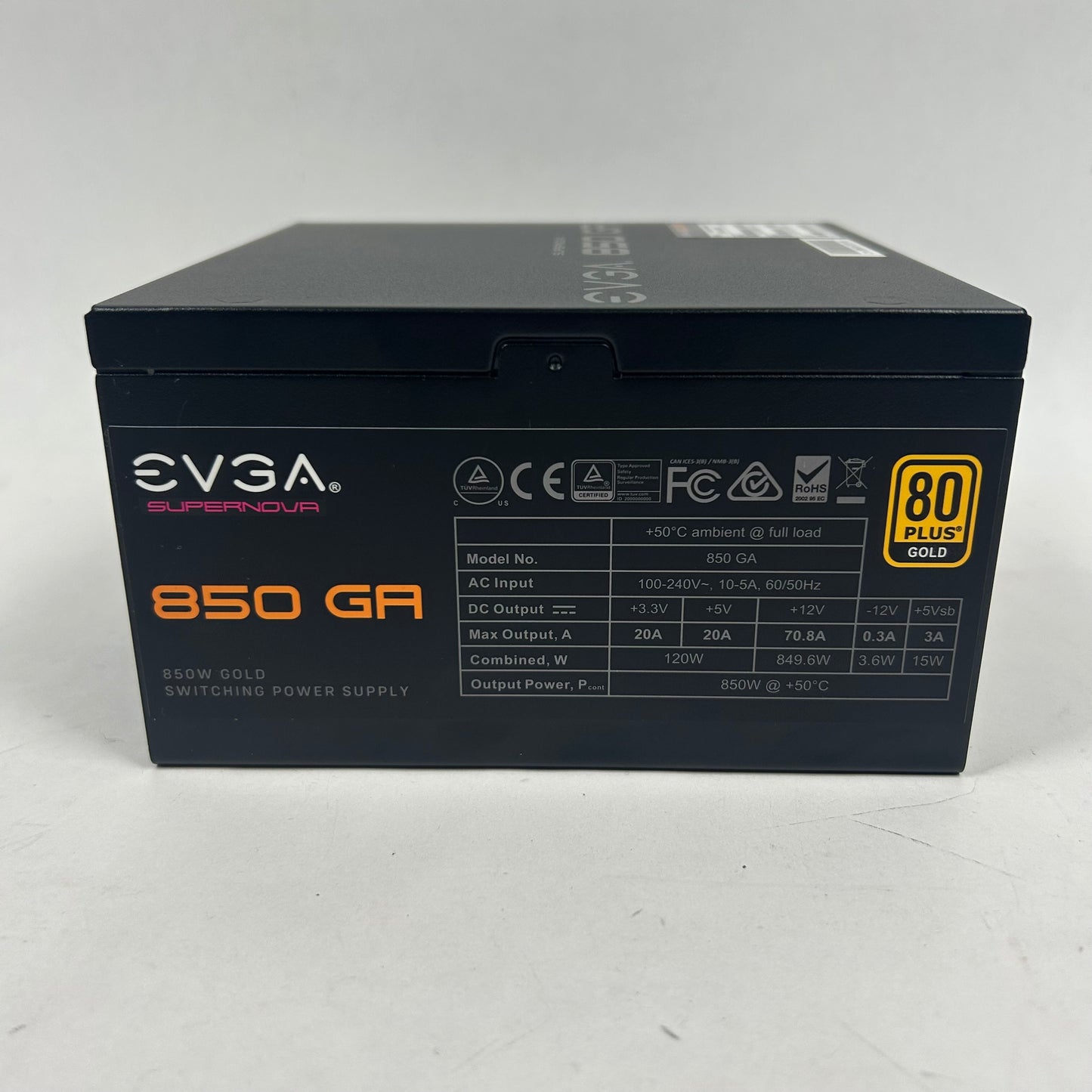 EVGA SuperNOVA 850 GA 220-GA-0850 80 Plus Gold 850W Fully Modular Power Supply