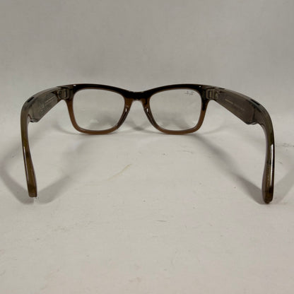 Ray-Ban Wayfarer Gen 2 Shiny Transparent Standard RW4006 AI Smart Glasses