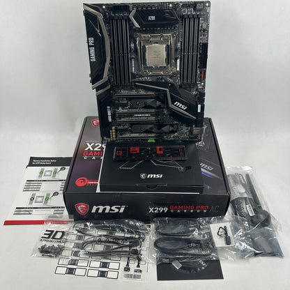 MSi X299 GAMING PRO CARBON AC LGA2066 ATX With Intel Core i7-7800X