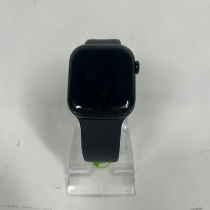 Factory Unlocked Apple Watch Series 11 42MM Jet Black Aluminum Gray Sport Band