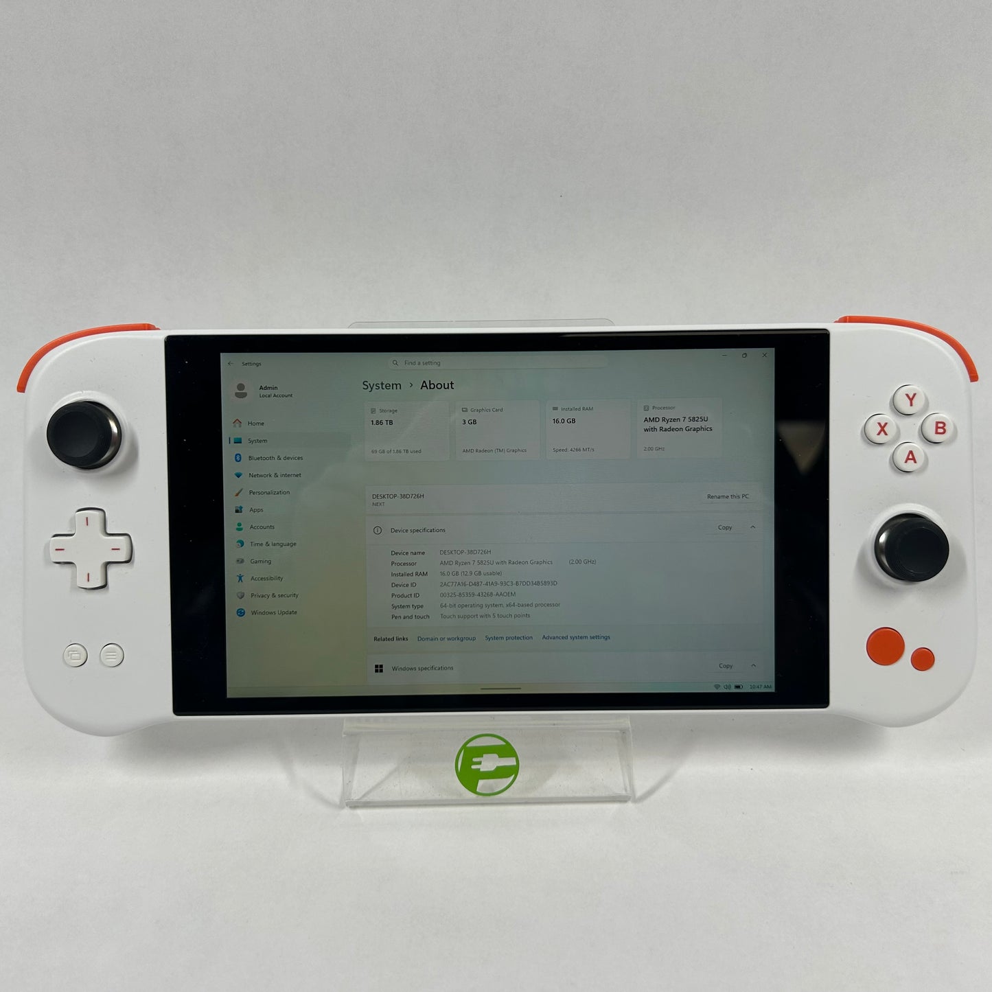 Ayaneo Next Pro 7" AMD Ryzen 7 5825U 16GB 2TB Bright White