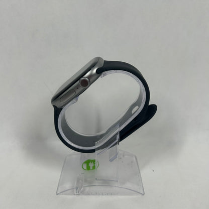 GPS Only Apple Watch Series 11 46MM Silver Aluminum Gray Sport Band MEV04LW/A