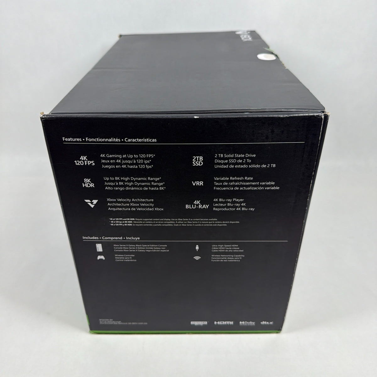 New Microsoft Xbox Series X 2TB Console Gaming System Only Galaxy Black 1882