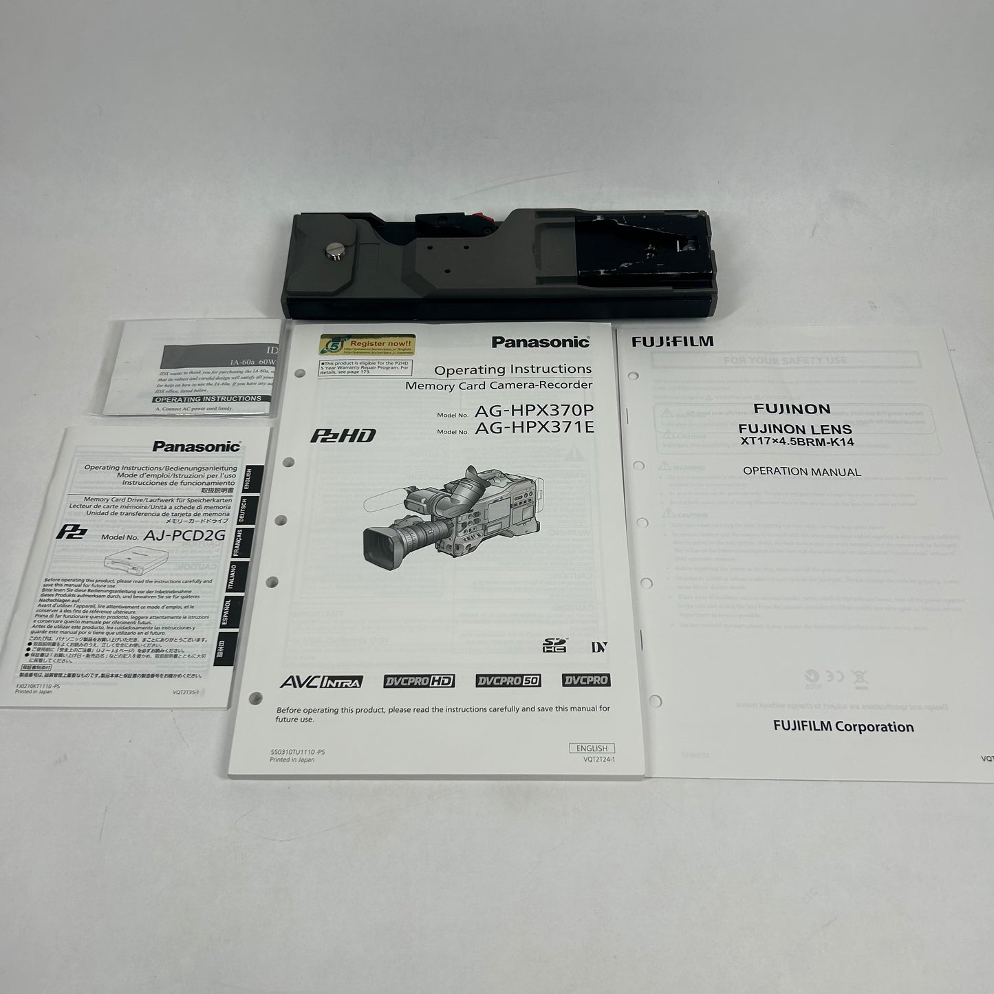 Panasonic P2HD AG-HPX370P Professional Camcorder With Batteries and Accessories