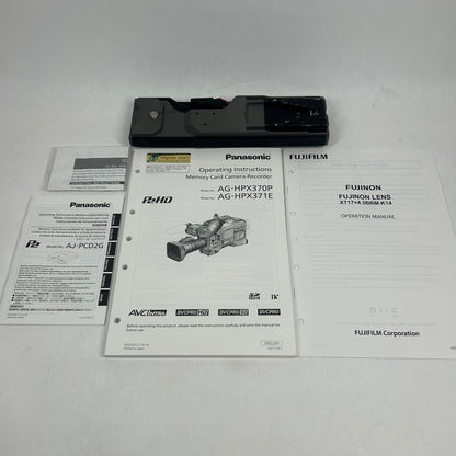 Panasonic P2HD AG-HPX370P Professional Camcorder With Batteries and Accessories