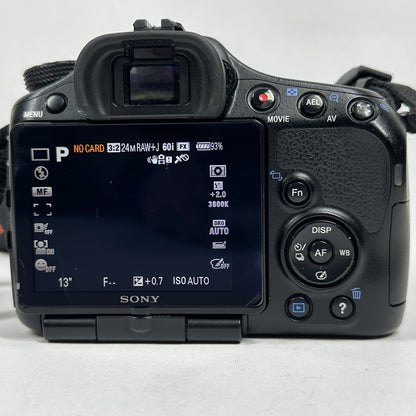Sony Alpha 65 24.3MP Digital SLR DSLR Camera 21454 Shutter Count Body Only