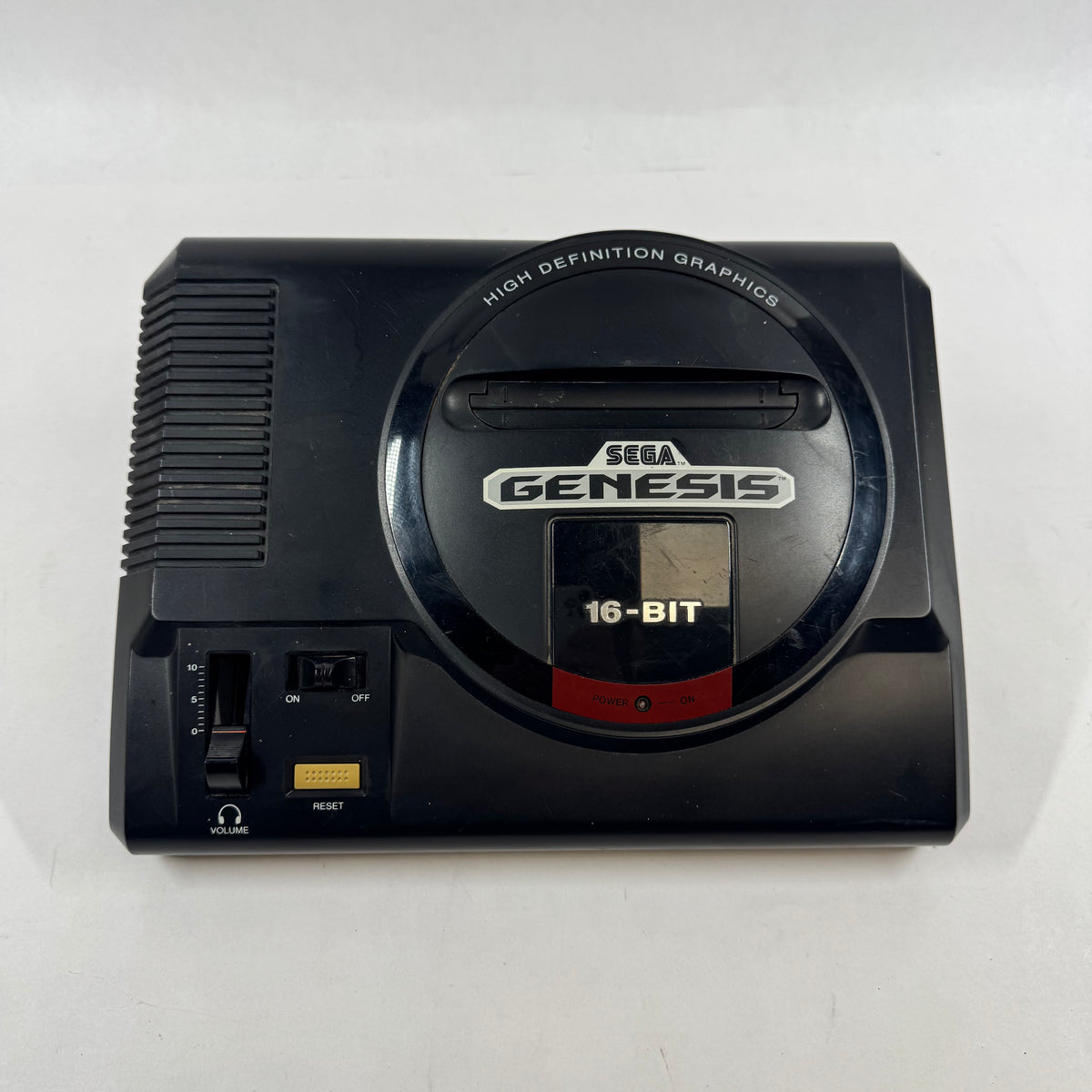 Sega Genesis 16-Bit Console Gaming System Black 1601 With Sega CD Player