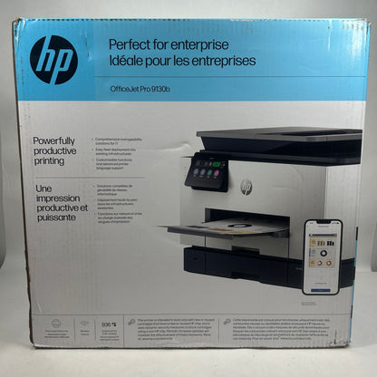 New HP OfficeJet Pro 9130B Office Printer 4u55a