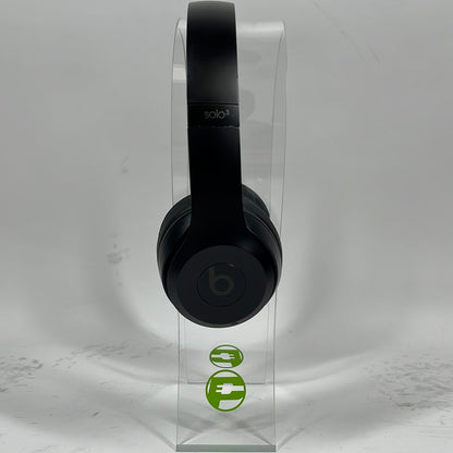 Beats Solo3 Wireless Over-Ear Bluetooth Headphones Black A1796 With Case