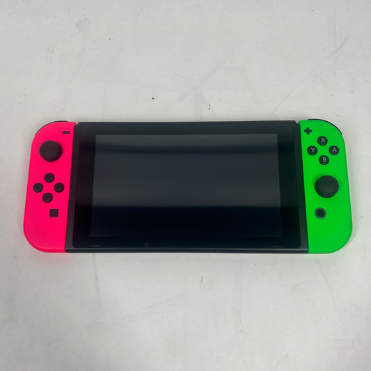 Nintendo Switch v2 Video Game Console HAC-001(-01) Pink/Green