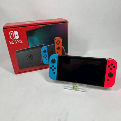 Nintendo Switch v2 Video Game Console HAC-001(-01) Red/Blue