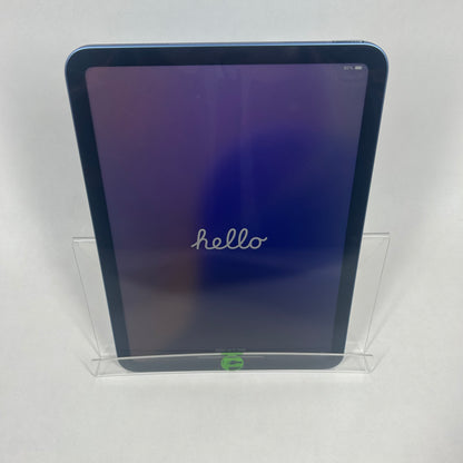 WiFi Only Apple iPad 10th Gen 64GB 18.1 Blue MPQ13LL/A